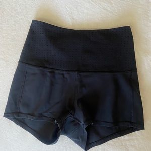 Lululemon High Waisted Spandex Shorts